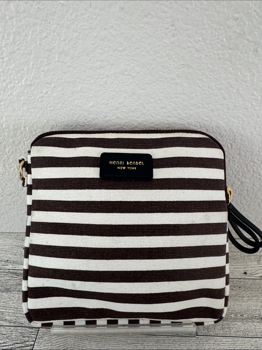 Henri Bendel Striped Pouch